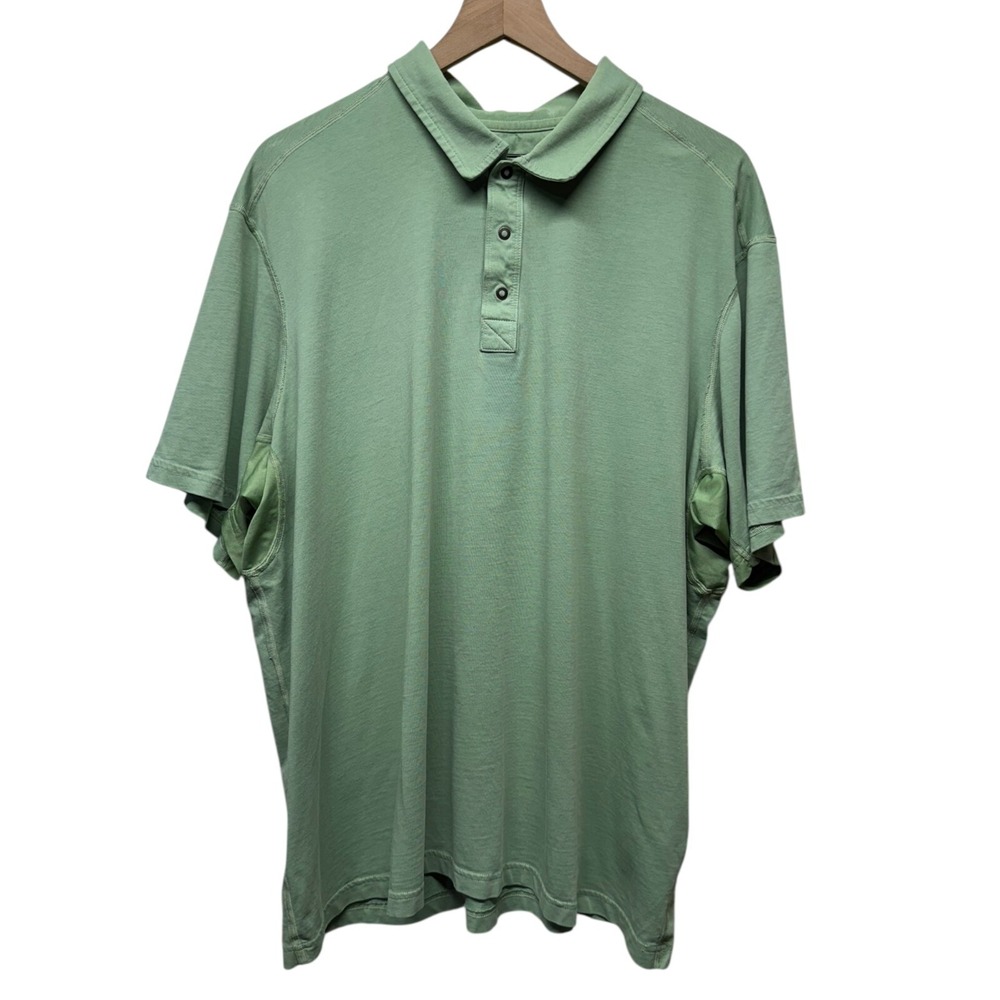 5.11 Tactical‎ Performance Polo Shirt Mens 2XL Archer Green Short Sleeve